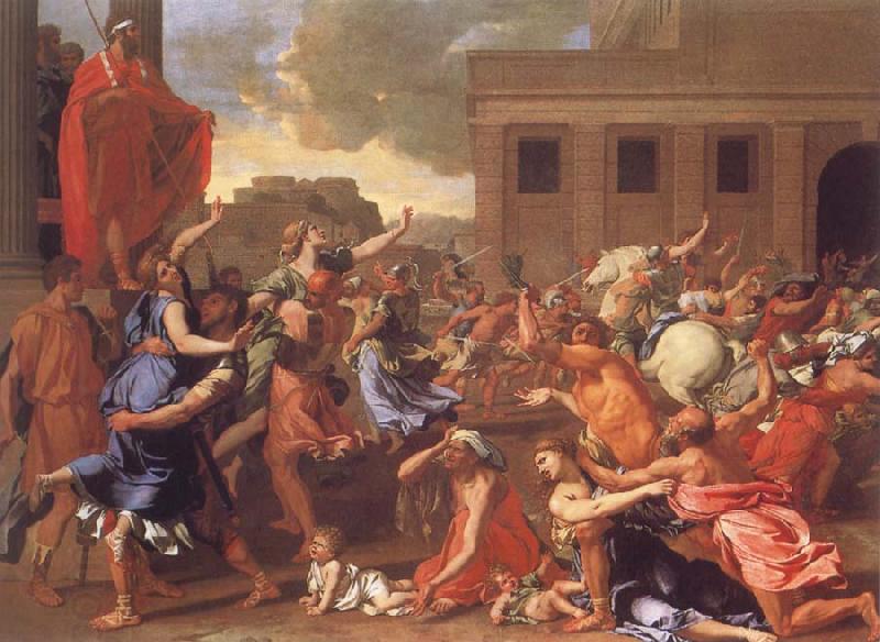 Nicolas Poussin The Abduction of the Sabine Women China oil painting art